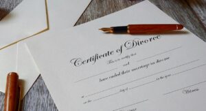 certificat de divorce