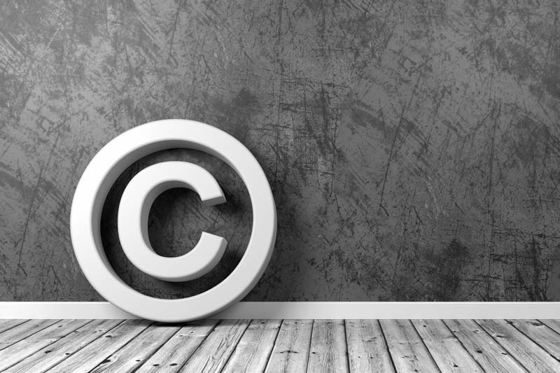 cadre sur le copyright