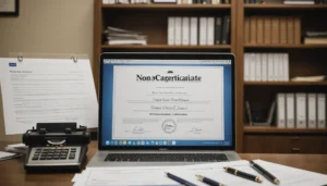 certificat de non gage
