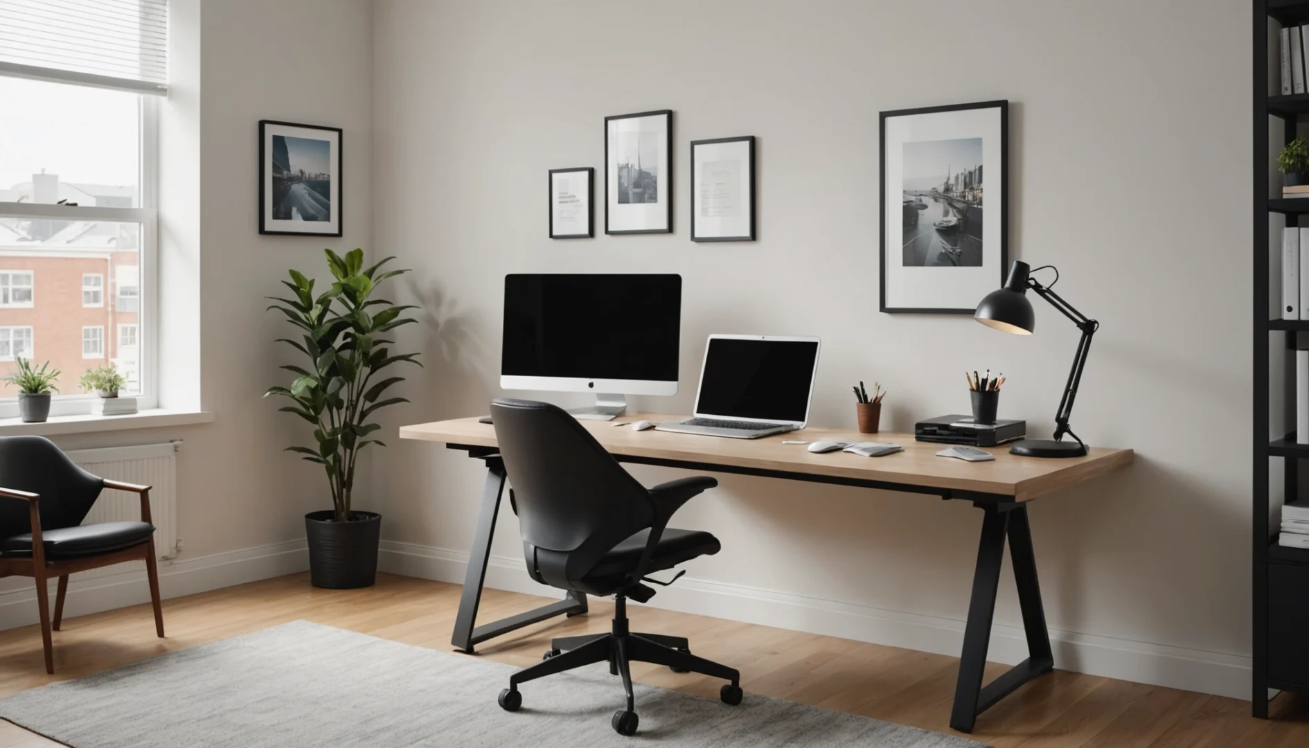 distance entre bureau et mur